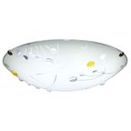 Plafon FLORAL 30 cm biały ze wzorami LED CANDELLUX