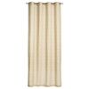 Zasłona gotowa VASCO kolor Beżowy 140 x 250 cm Kółka 160 g/m² INSPIRE
