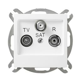 Gniazdo RTV/SAT końcowe IMPRESJA Ecru OSPEL