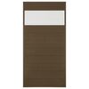 Płot kompozytowy 86.5x173 cm brązowy WPC WINFLOOR
