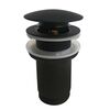 Korek spustowy UMYWALKOWY CLICK-CLACK czarny S2187 JANO