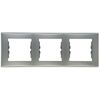 Ramka potrójna SEDNA aluminium SCHNEIDER ELECTRIC
