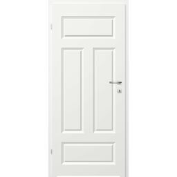 Drzwi wewnętrzne łazienkowe pełne z podcięciem wentylacyjnym Morano I Białe 60 Lewe Classen