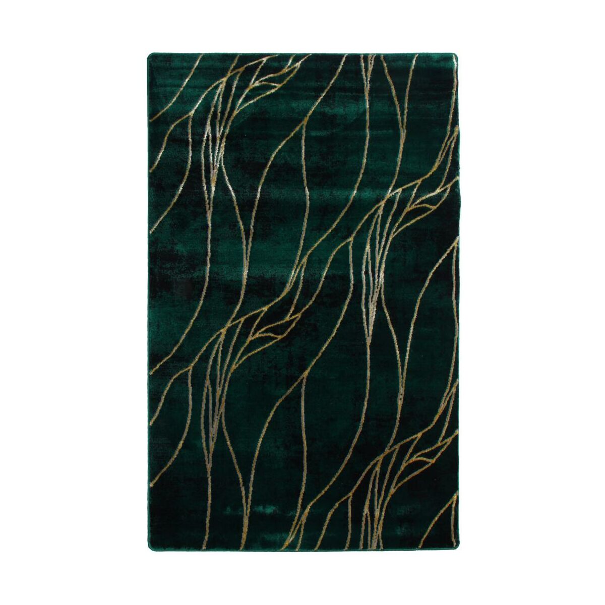 Dywan Nicole Linie zielono-złoty 120 x 170 cm