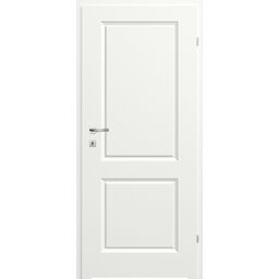 Drzwi wewnętrzne łazienkowe pełne z podcięciem wentylacyjnym Morano II Białe 80 Prawe Classen