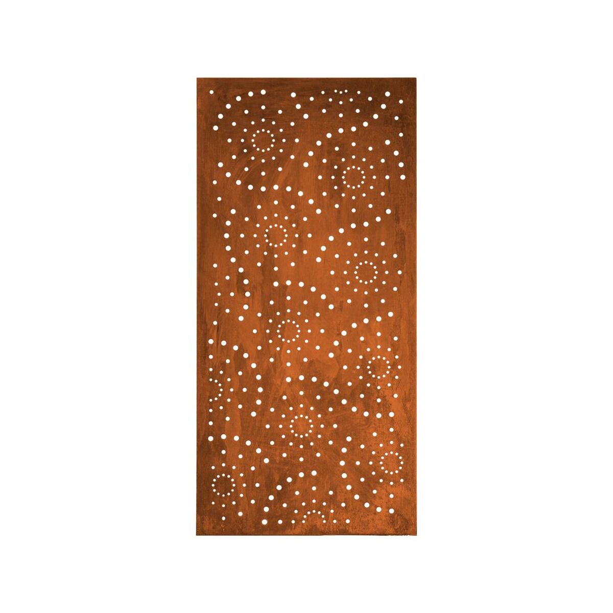 Panel osłonowy Corten Lilie 85x180 cm stalowy Forest Style