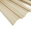Płyta trapezowa PVC Brązowa 200 x 90 cm