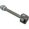 Zawias regulowany 16 mm / 140 mm ocynkowany spawany z trzpieniem
