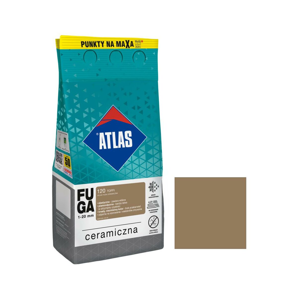Fuga ceramiczna 120 toffi 5 kg Atlas