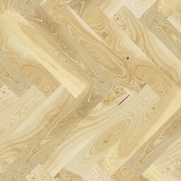 Podłoga drewniana deska trójwarstwowa jodełka klasyczna jesion 1-lamelowa lakier matowy 14 mm Barlinek