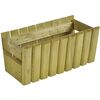 Donica / skrzynka balkonowa 40 x 20 cm drewniana STOKROTKA SOBEX