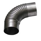 Kolano wentylacyjne CZARNE 118MM 90˚ ART MET