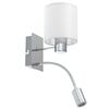 Kinkiet SYLWANA chrom E14 + LED CANDELLUX