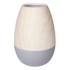 Wazon ceramiczny Erie wys. 20 cm beżowo-szary