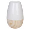 Wazon ceramiczny ERIE wys. 20 cm biało-beżowy