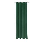 Zasłona gotowa TONY kolor Ciemny zielony 140 x 280 cm Kółka 280 g/m² INSPIRE