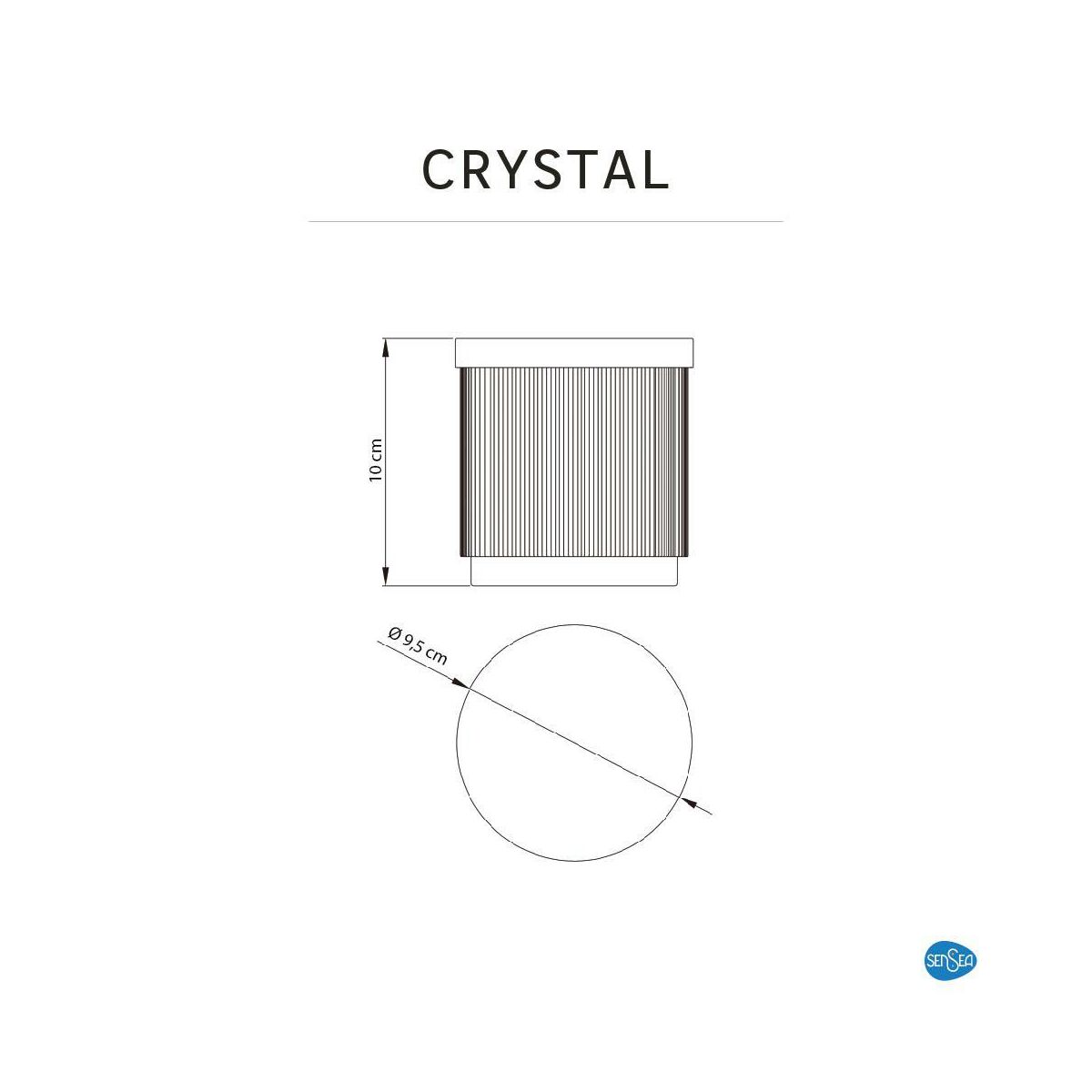 Pojemnik kosmetyczny Crystal Loa Sensea
