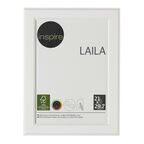 Ramka na zdjęcia LAILA 21 x 29.7 cm biała MDF INSPIRE
