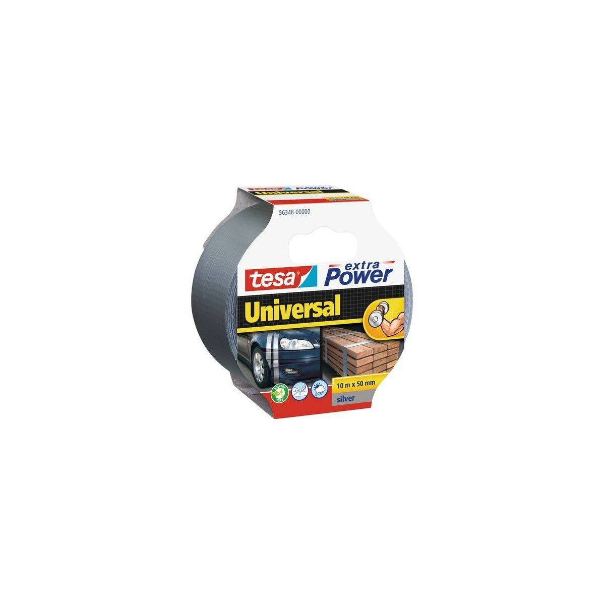 Taśma naprawcza UNIVERSAL 48 mm x 10 m srebrna TESA
