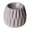Świecznik ceramiczny ONTARIO wys. 4.5 cm szary