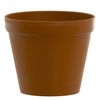 Doniczka plastikowa 17 cm brązowa GLINKA DGA17 R624