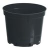 Doniczka plastikowa 23 cm czarna 5,0 L