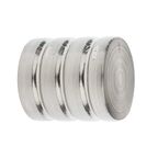 Końcówka do karnisza LUC CYLINDEREK srebrna 16 mm 2 szt.
