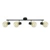 Listwa reflektorowa ACROBAT czarno-złota E14 CANDELLUX