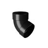 Kolanko pojedyncze 100 mm KAT-67 Grafit